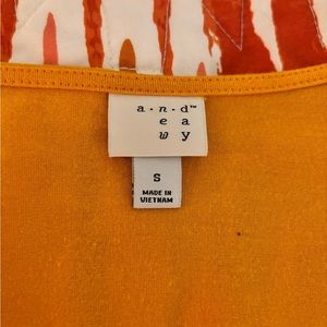 A New Day gold wrap dress